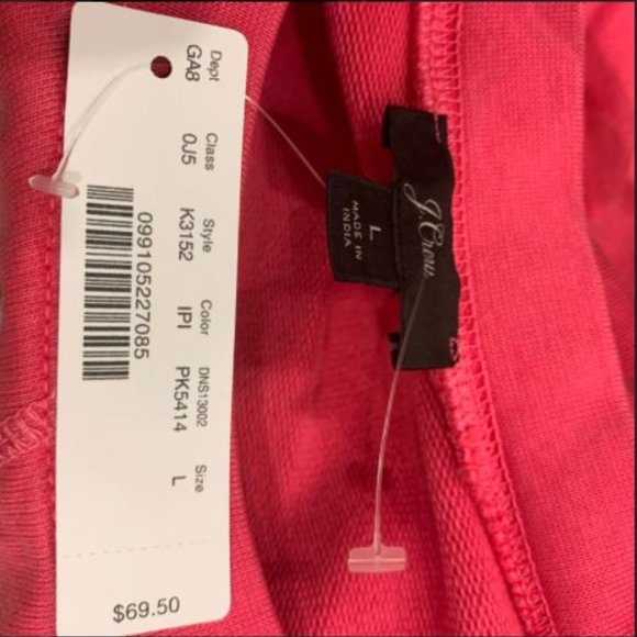 New J. Crew Garment-dyed Crewneck Sweatshirt XXS - Picture 7 of 8